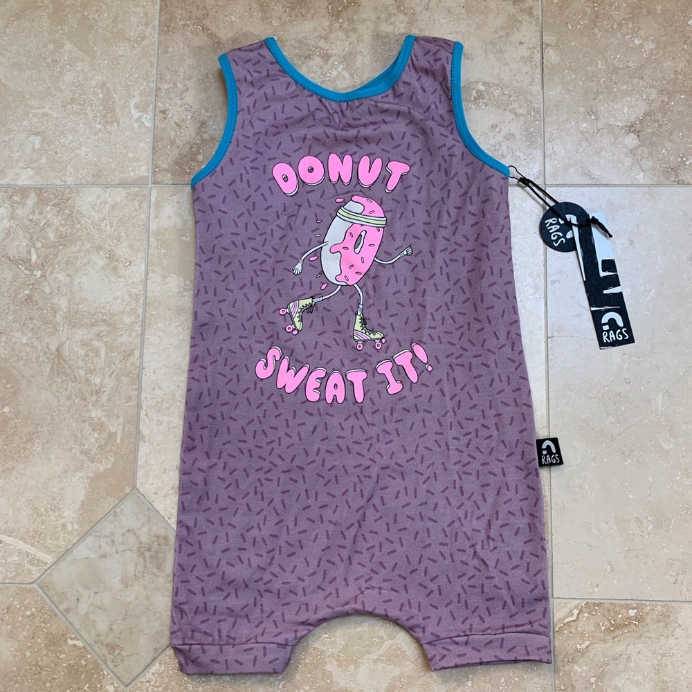 Rags to Raches Donut Romper 12-18 month